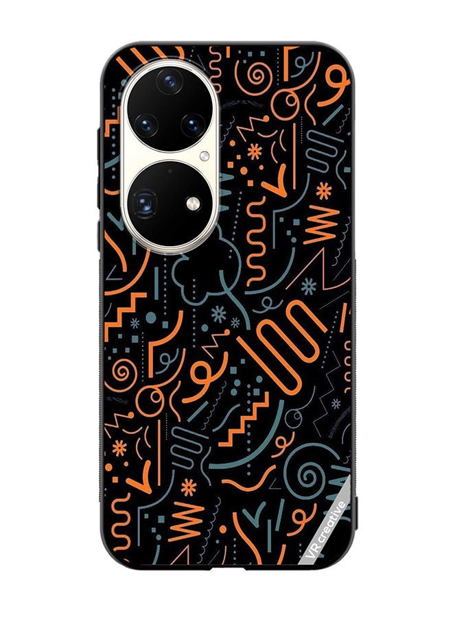 VR CREATIVE Protective Case Cover For Huawei P50 Pro Pop Art Design Multicolour - Image 1