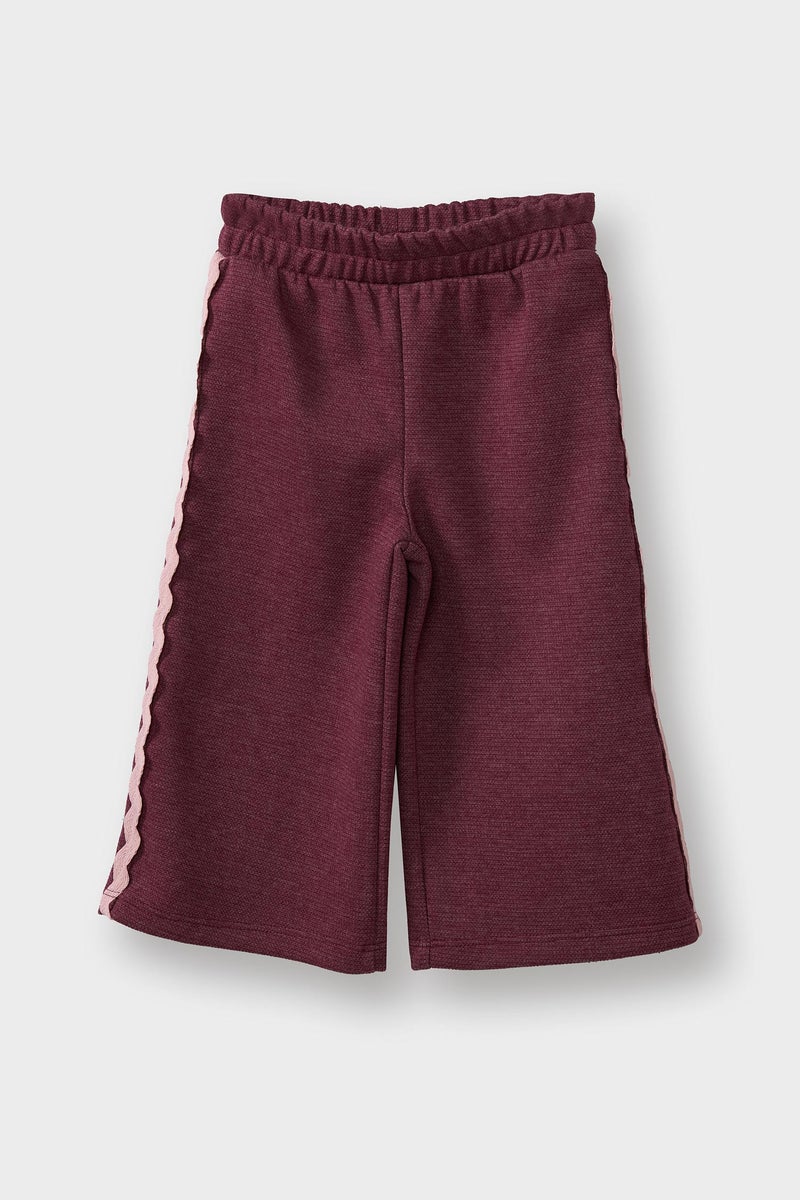 ديفاكتو طقم محبوك برقبة دائرية وساق واسعة للبنات - Image 2