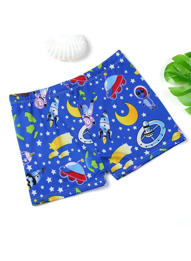 إسكدنيا ملابس سباحة للأطفال للرجال ملابس سباحة للأولاد بوكسر كرتوني سريع الجفاف ملابس سباحة للأطفال بيج بوي كوري ربيع حار-اللون: أزرق-4-المقاس: جميع الياردات (15.00 كجم - 32.50 كجم - Image 1