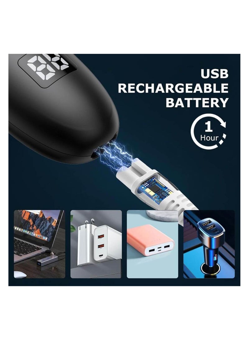 ENSSU Body Hair Trimmer for Men – Waterproof Electric Groin & Beard Trimmer - Image 2