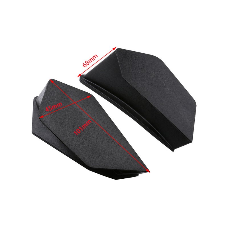 2pcs Motorcycle Winglets Kits Aerodynamic Wing Spoiler Universal Modification Accessories - Image 2