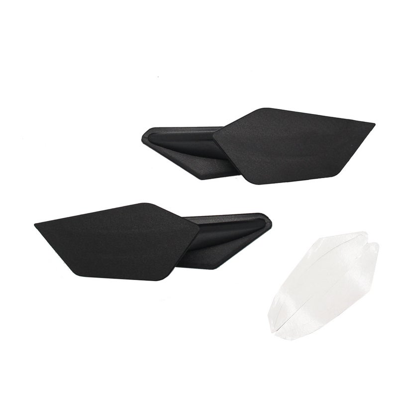 2pcs Motorcycle Winglets Kits Aerodynamic Wing Spoiler Universal Modification Accessories - Image 1