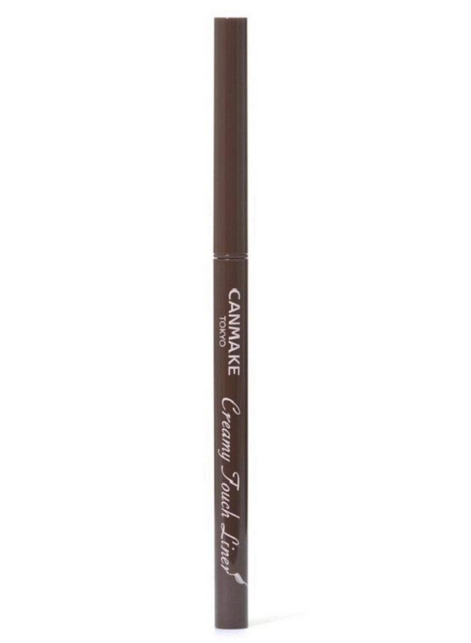 CANMAKE Creamy Touch Liner 1.5mm Slim Eyeliner (0.09 g) (02 Medium Brown) - Image 1