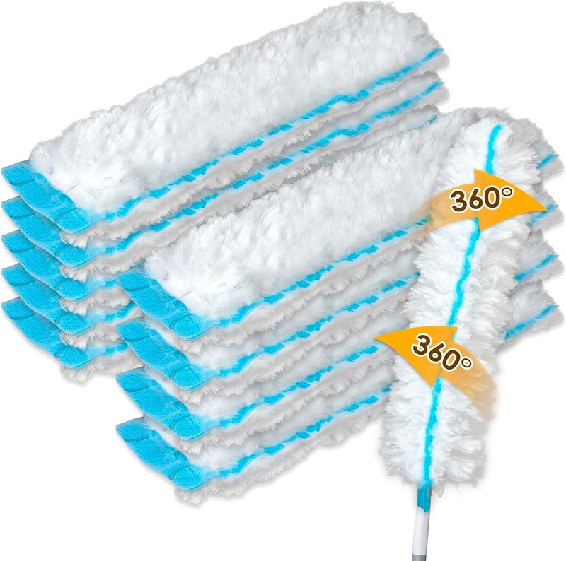CHAIN PEAK (10 Count) Duster Refills Compatible with Bona Extendable Dusting Kit and The Bona Compact Dusting Kit, Disposable Dust Removal Brush Heads for Electronics, Furniture, Car Interior - Image 1