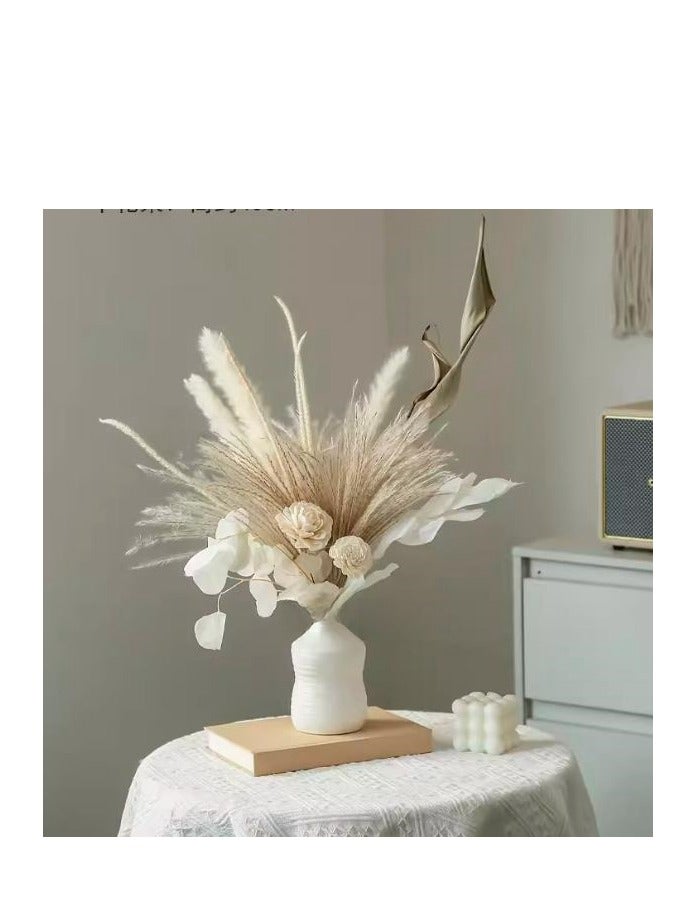 Generic Like A Breath Of Fresh Air Flower Making, Dried Flower Bouquet, Eternal Flower Home Floral Decoration (Excluding Vase ) 