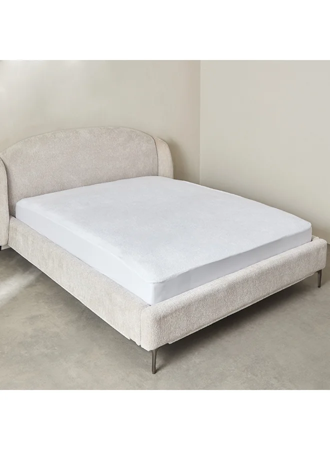 Home Box Terry Waterproof Double Mattress Protector 200 x 33 x 140 cm