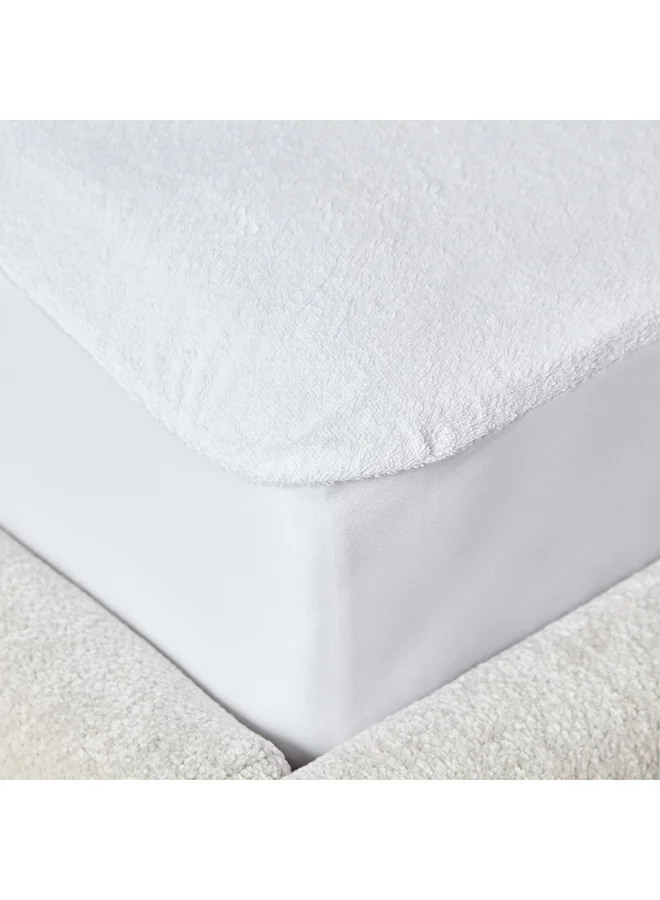 Home Box Terry Waterproof Double Mattress Protector 200 x 33 x 140 cm