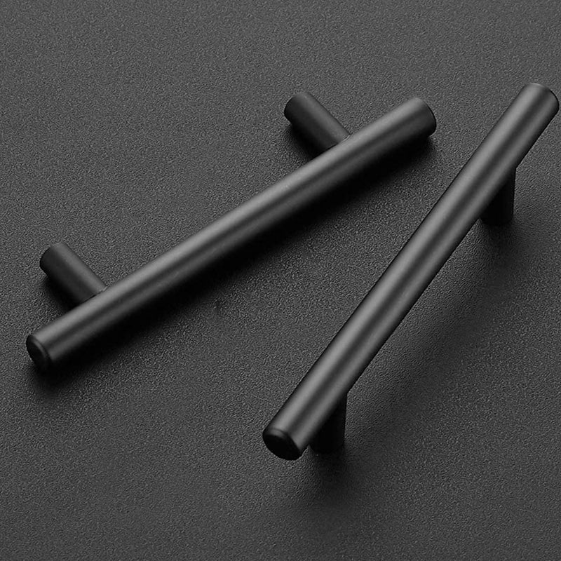 JOY DECOR 30 Pack 6-3/8 Inch Cabinet Pulls Kitchen Cabinet Handles with 4 Inch Hole Center Matte Black Cabinet Hardware Stainless Steel Kitchen Drawer Pulls for Cabinets Cupboard, 102mm Hole Centers - Image 2