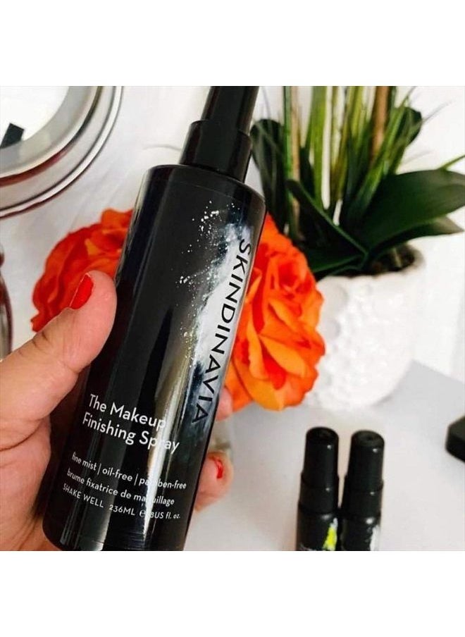 SKINDINAVIA - Skindinavia The Makeup Finishing Spray, Long-Lasting Up to 16+ Hours, Heat-Resistant & Waterproof, Fine Mist Finishing Spray for Makeup (8 Oz) - Image 1