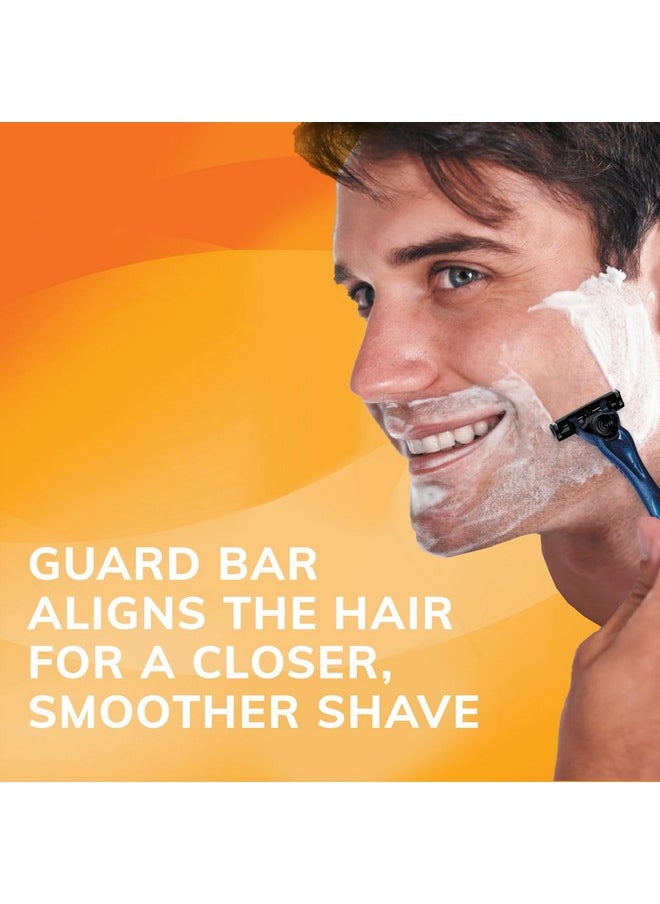 Bic Holiday Special: BIC Comfort 3 Refillable Men's Razor Set, 3 Blade Razors with Enhanced Lubricating Strip, 1 Handle and 14 Cartridges, 15-Piece Giftbox Set  - Image 3