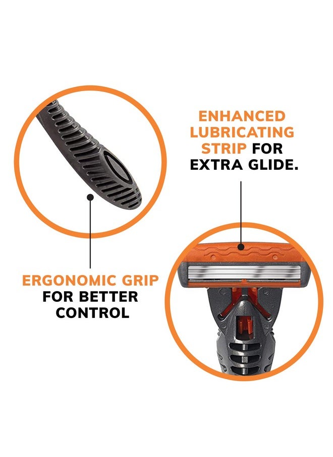 Bic Holiday Special: BIC Comfort 3 Refillable Men's Razor Set, 3 Blade Razors with Enhanced Lubricating Strip, 1 Handle and 14 Cartridges, 15-Piece Giftbox Set  - Image 4