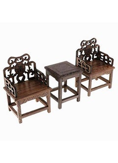 1:6 Dollhouse Miniature Handcraft Furniture Retro Wood Square Table Armchairs 3 Pieces Dollhouse Furniture Miniatures 1:6 Scale 3Pcs Rosewood Table And Chairs Settoys Action Figures - pzsku/Z5CF042627E5606423D73Z/45/_/1688193520/36d5931a-e7d9-418c-a54b-1ebf45476c64