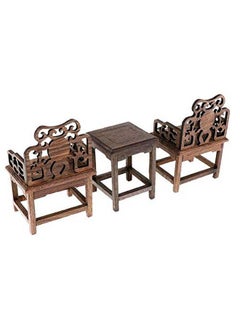 1:6 Dollhouse Miniature Handcraft Furniture Retro Wood Square Table Armchairs 3 Pieces Dollhouse Furniture Miniatures 1:6 Scale 3Pcs Rosewood Table And Chairs Settoys Action Figures - pzsku/Z5CF042627E5606423D73Z/45/_/1688193521/9ecb120a-ce02-454b-9b39-5e7137d80503