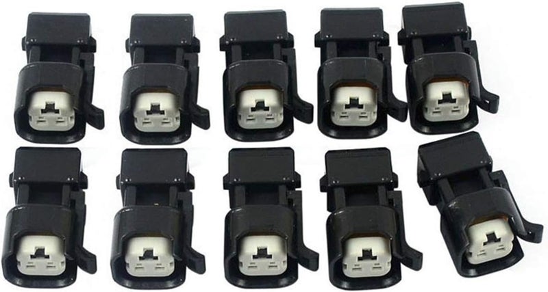 DEMULAX EV1 to EV6 Fuel Injector Connectors - 10 Pack - Image 1