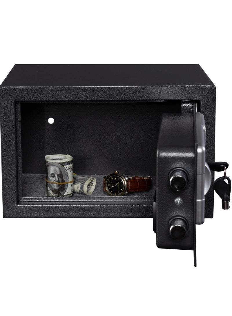 LOTFY GROUP LG Safebox Code- 20LGK- 20*31*20CM- Black Gray Colour- Home Office Safe Box- Electronic Lock- Key Lock  - Image 2