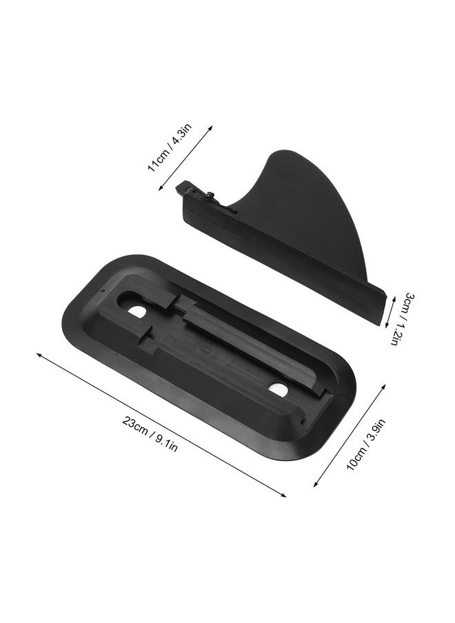 Naroote Paddle Board Fin. Plastic Surfboard Fin Adjustable Surfboard Replacement Fins Detachable Inflatable Paddle Board Fin Quick Release Slide In Fin Longboards Fin For Upright Paddleboardsplastic  - Image 5
