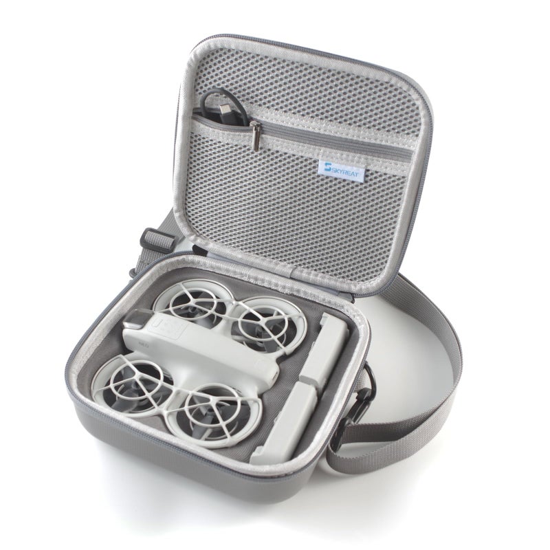 Skyreat حقيبة كتف صغيرة محمولة من جلد PU لدرون DJI Neo وملحقات البطاريات - Image 2