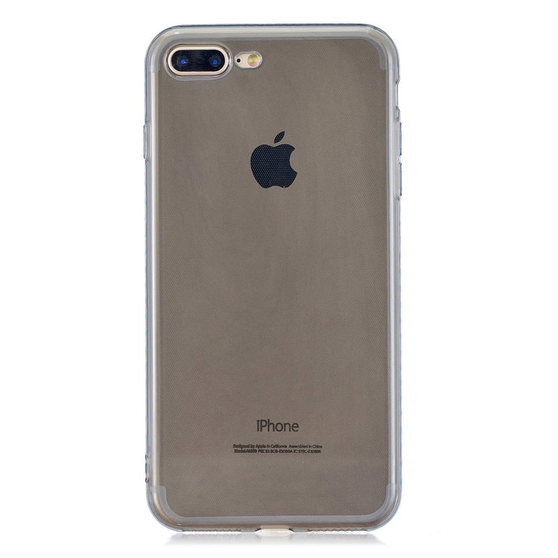 Generic (Unbranded) غطاء خلفي شفاف ملون من TPU لهاتف آيفون 6/6S / 6 بلس/6S بلس 7/8 7 بلس/8 بلس باللون الأرجواني - Image 3