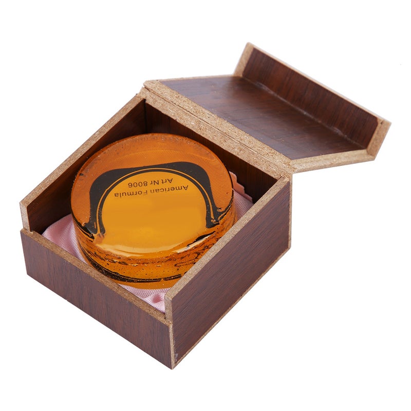 Premium Handmade Rosin in Wooden Box for Violin Viola Cello and Erhu (Transparent) - Image 2
