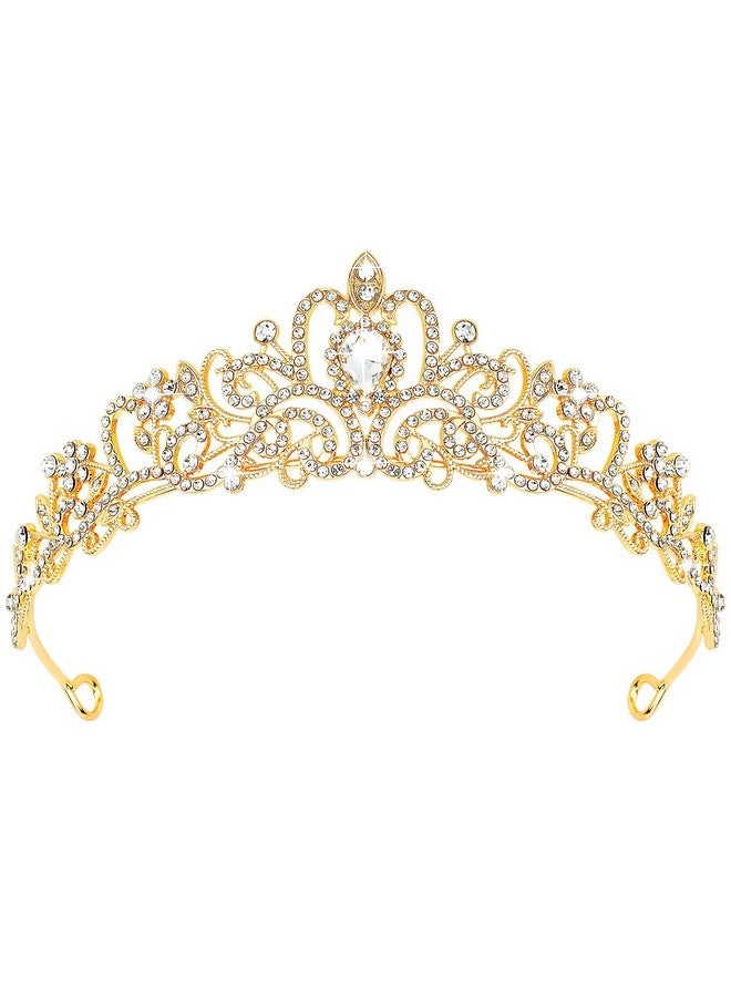 CIEHER Gold Tiara Crowns For Women Girls Princess Crown Tiaras For Women Tiaras For Girls Bridal Wedding Prom Quinceanera Birthday Crown Christmas Crown Gifts Hair Accessories For Women Girls - Image 1