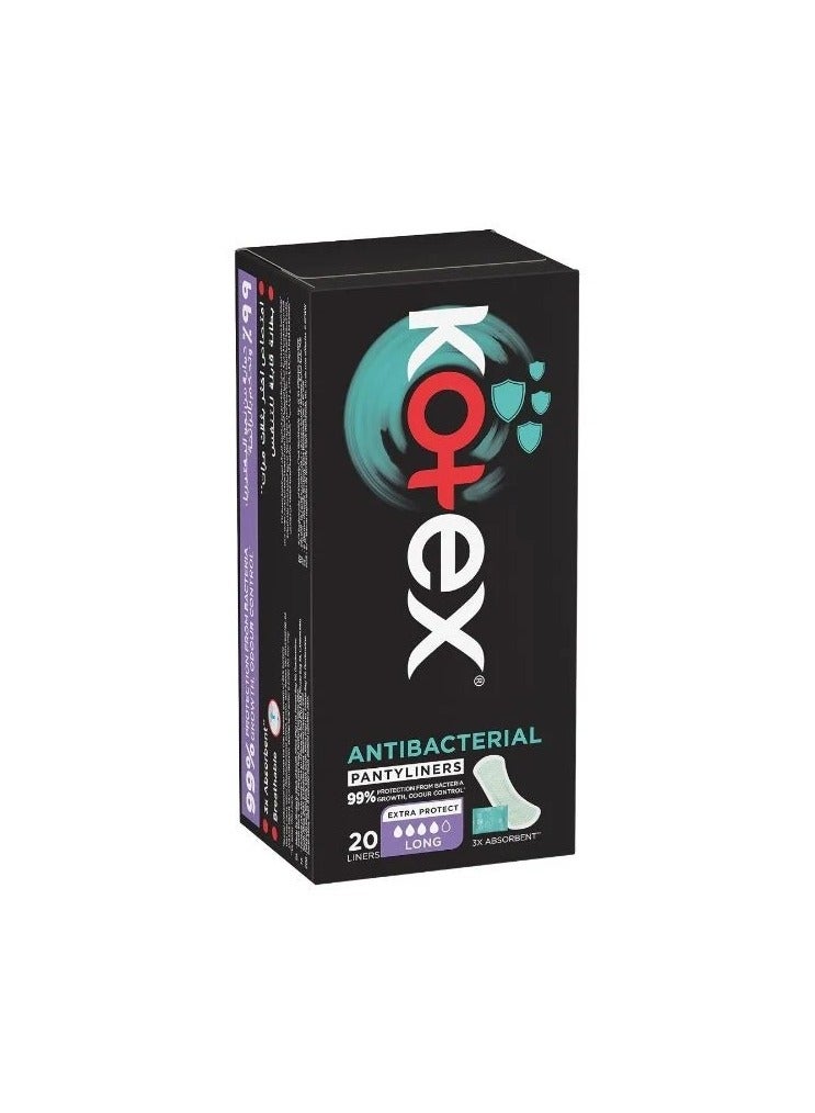 كوتكس فوط صحية كوتكس 20 فوطه طويلة مضادة للبكتيريا