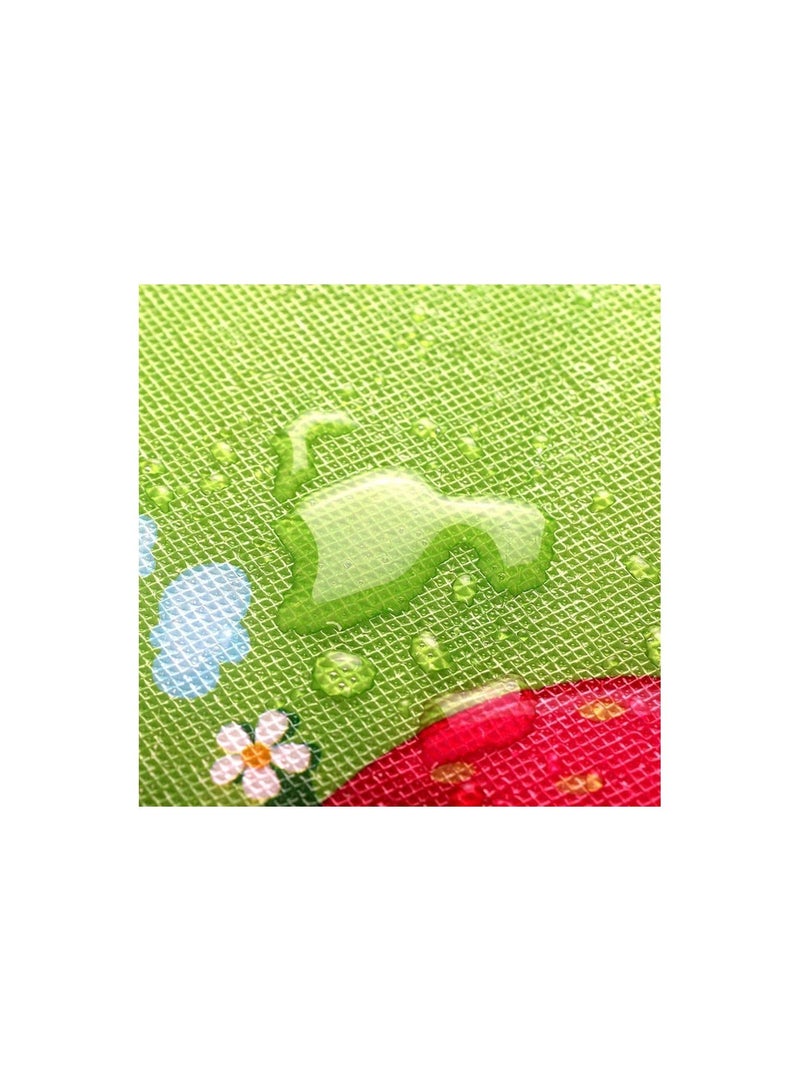 DeloPik Kid Baby Play Mat Floor Activity Happy Farm Rug Child Crawling Carpet (120 * 180 CM) - Image 3