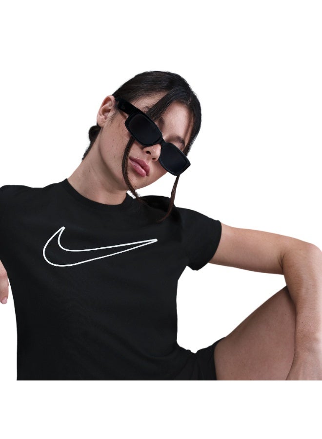 Nike Women’s Nike Sportswear Club Short-Sleeve T-Shirt Mid - Image 2