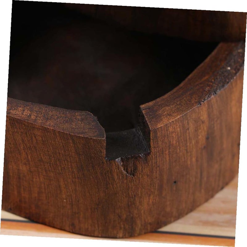 Vintage Solid Wood Ashtray Smoking Tray Home Decor for Bar Cafe Restaurant Tabletop - Image 4