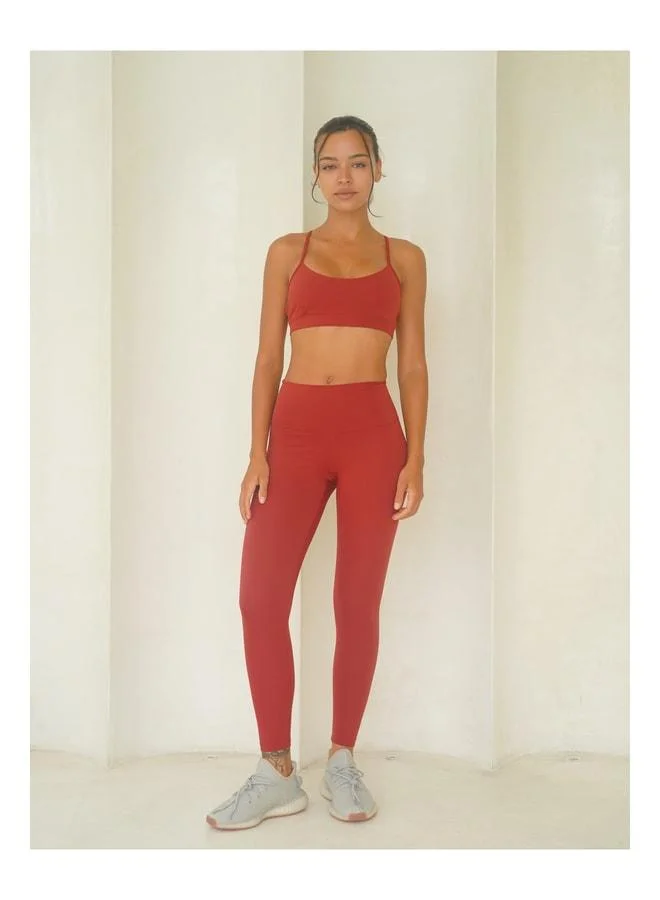 MAI STUDIOS CO. Fold Lined Sport Burgundy Crop.