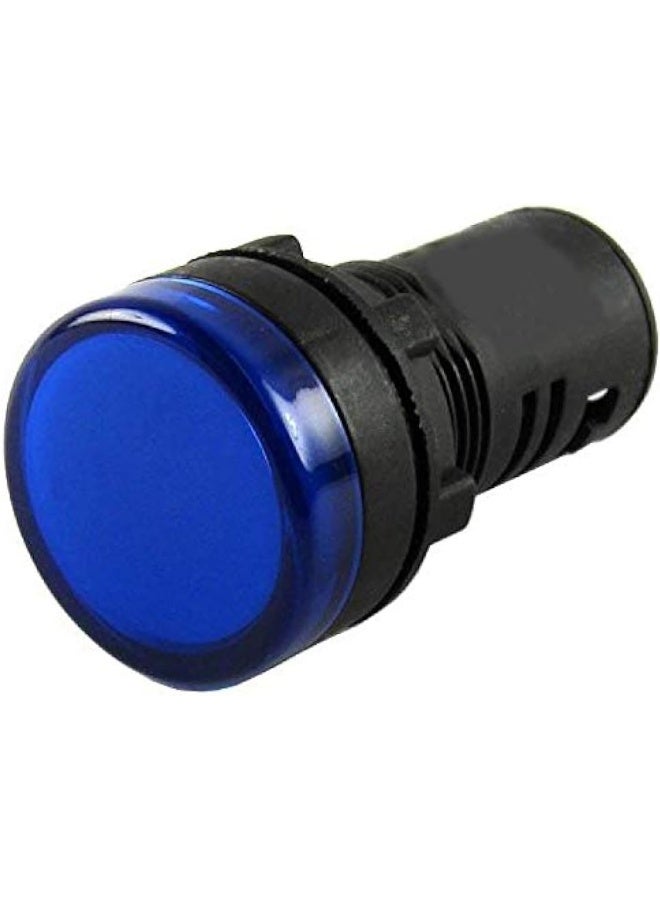 Royal Apex Led Pilot Panel Indicator Lamp Led Voltage Indication Panel Light Warning Light Blue - Image 1