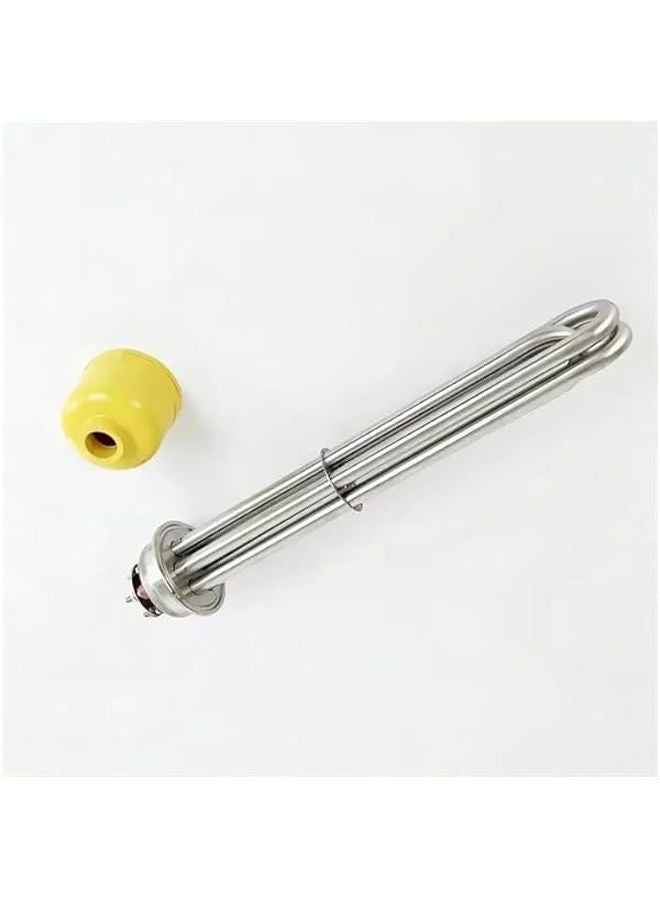 عنصر تسخين من الفولاذ المقاوم للصدأ 304 بوصة 2 مع وصلة خزان مياه ثلاثية المشبك 9 كيلوواط 220 فولت 380 فولت - Image 2