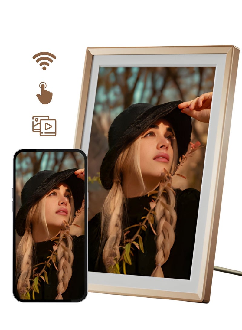 ARZOPA 14 inch Digital Frame Photo & Video Frame WiFi Digital Picture Frame Smart and Electronic 1920×1200 Full HD IPS Touch Screen Digital Frame App Controlled Photo Frame - Image 1