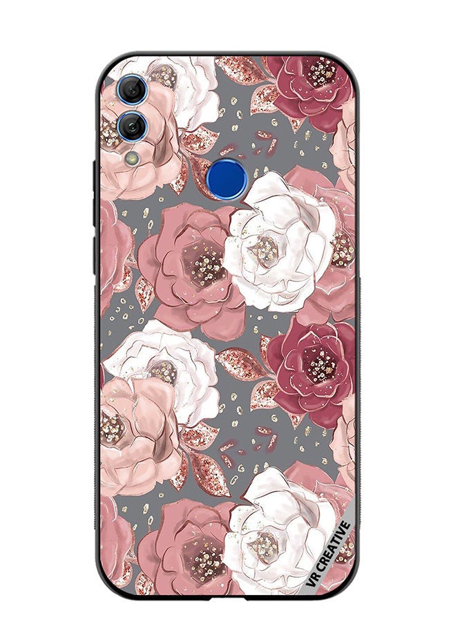 Protective Case Cover For Honor 10 Lite Rose Flower Design Multicolour