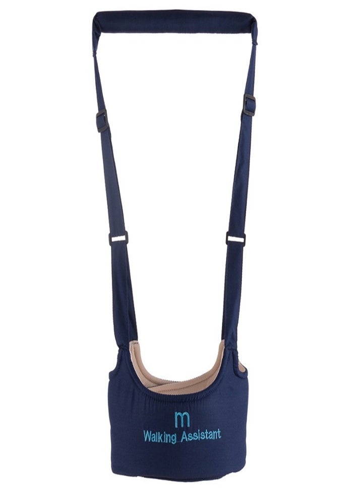 XVersion Baby Walking Harness – Adjustable Handheld Walker Helper for Toddlers, Skin-Friendly Material, Relieves Back Pain, Comfortable & Stable Design (Navy Blue)  - Image 1