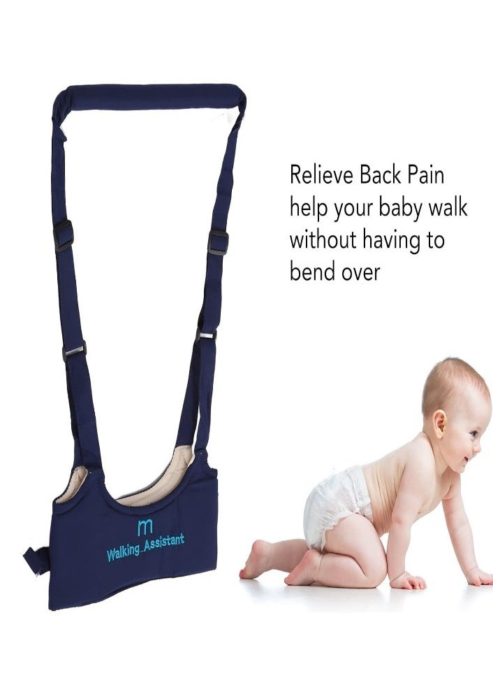 XVersion Baby Walking Harness – Adjustable Handheld Walker Helper for Toddlers, Skin-Friendly Material, Relieves Back Pain, Comfortable & Stable Design (Navy Blue)  - Image 3
