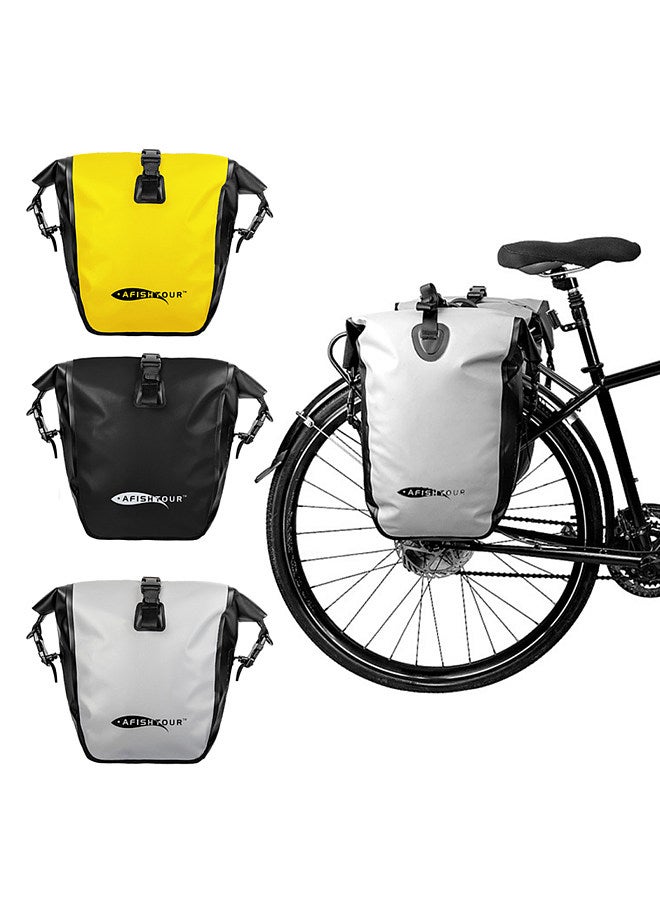AFISHTOUR 15L/25L Cycling Trunk Bag Waterproof Bicycle Rear Rack Bag Rear Seat Bag Bike Pannier Bag Pack Travel Touring Grocery Bag  - Image 5