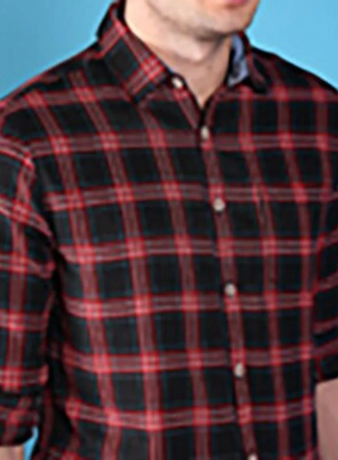 Take Two Men Checked Casual Shirt By HardSoda
