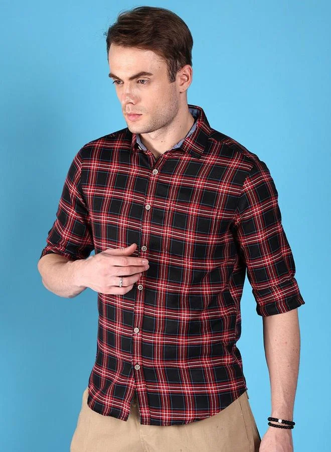 Take Two Men Checked Casual Shirt By HardSoda