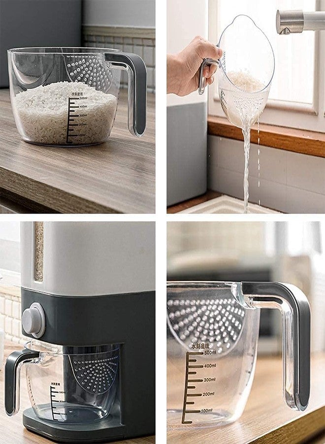 Matiko Food Dispenser Rice Dispenser Dry Food Fruit Storage Box For Home And Kitchen - Image 3