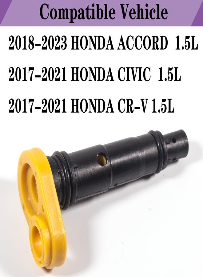 LYNSHINE 17130-59B-003 For Honda Accord PCV Valve 1.5 Accord 2018-2023,Civic 2017-2021,Cr-v CRV 2017-2021 1713059B003 6P1424 V586 EMH970 2017 2018 2019 2020 2021 2022 2023 17 18 19 20 21 22 23 1.5L - Image 2
