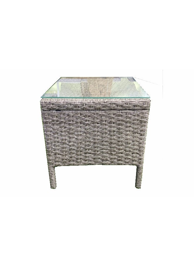 Oasis Casual Rattan Sun Lounger with Cushion and Side Table  - Image 3