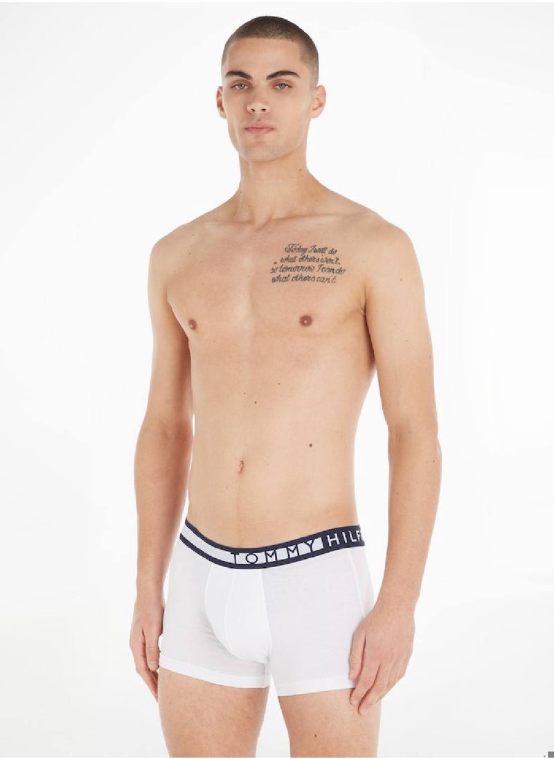 TOMMY HILFIGER Men's 3 Pack Trunks - Cotton, Multicolor  - Image 4