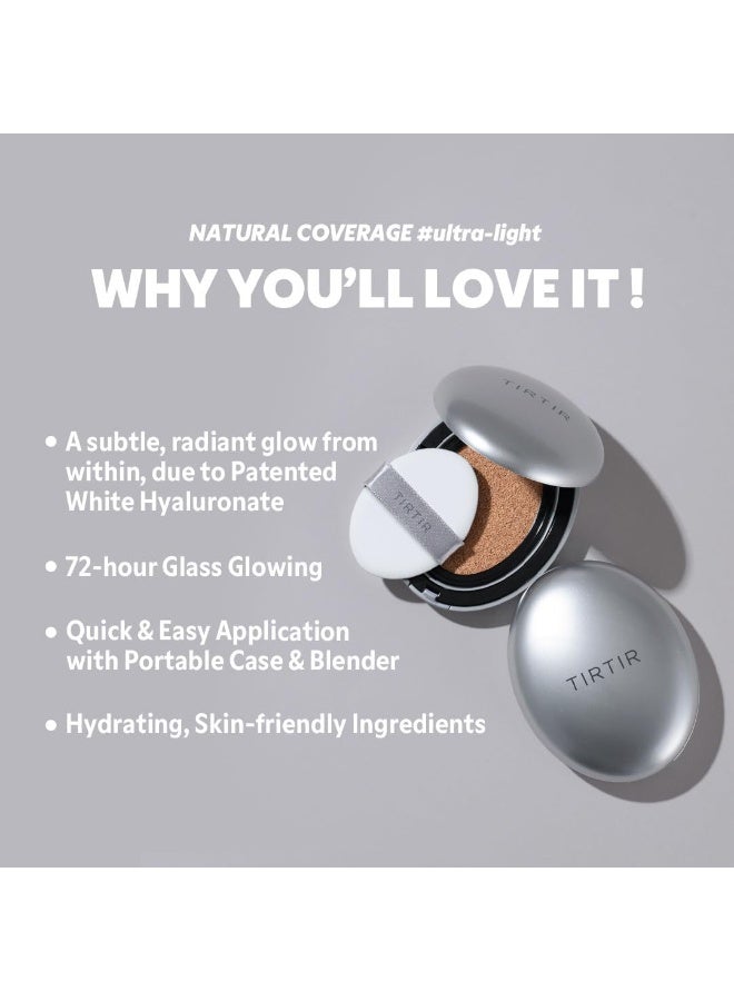 TIRTIR MASK FIT AURA CUSHION 21C COOL IVORY(Mini) - Image 5