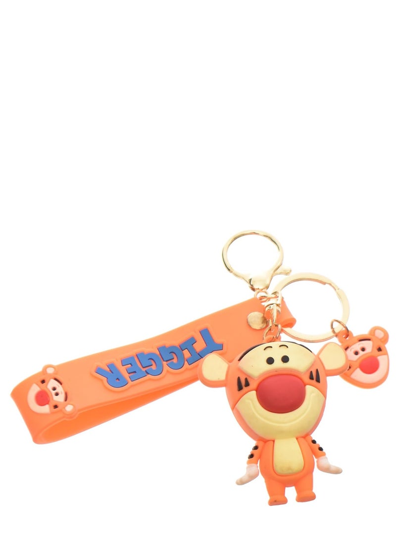 Tiger key chain medallion