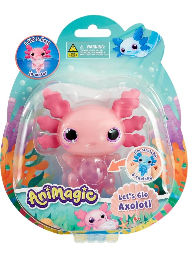 AniMagic Animagic Let's Glo Axolotl Pink Electronic Pet  - Image 3