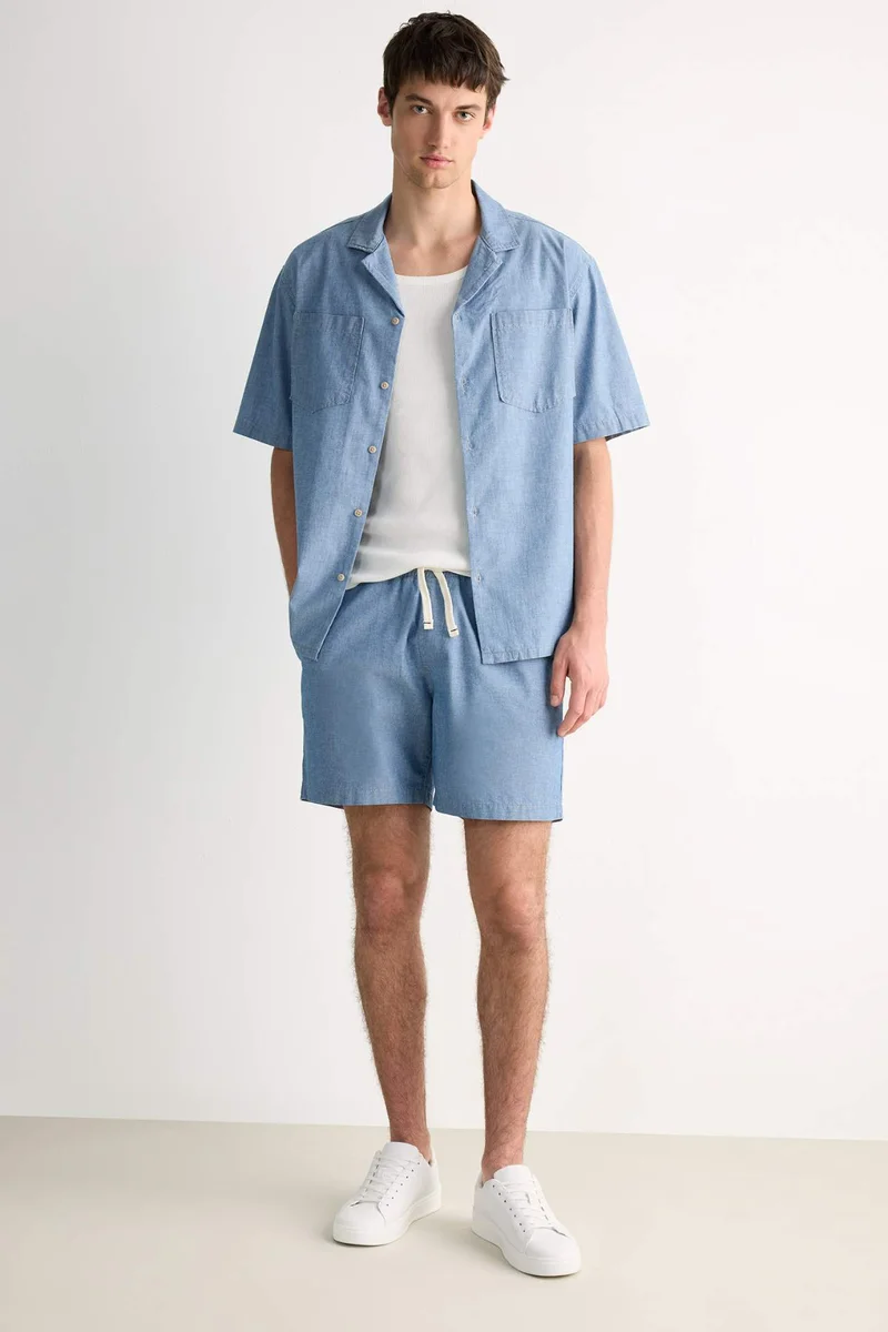 DeFacto Cotton Relax Fit Denim Shirt