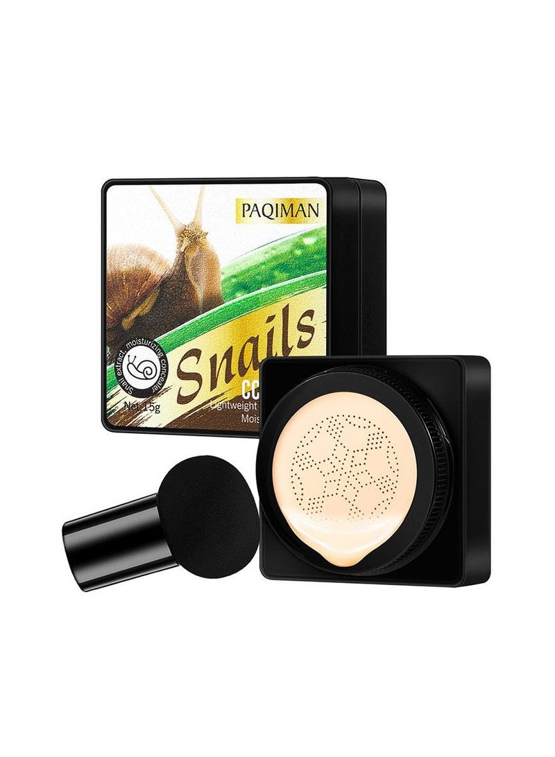 PAQIMAN snail extract moisturizing concealer  cc cream lightweight nude makeup moisturizing paste - Image 2