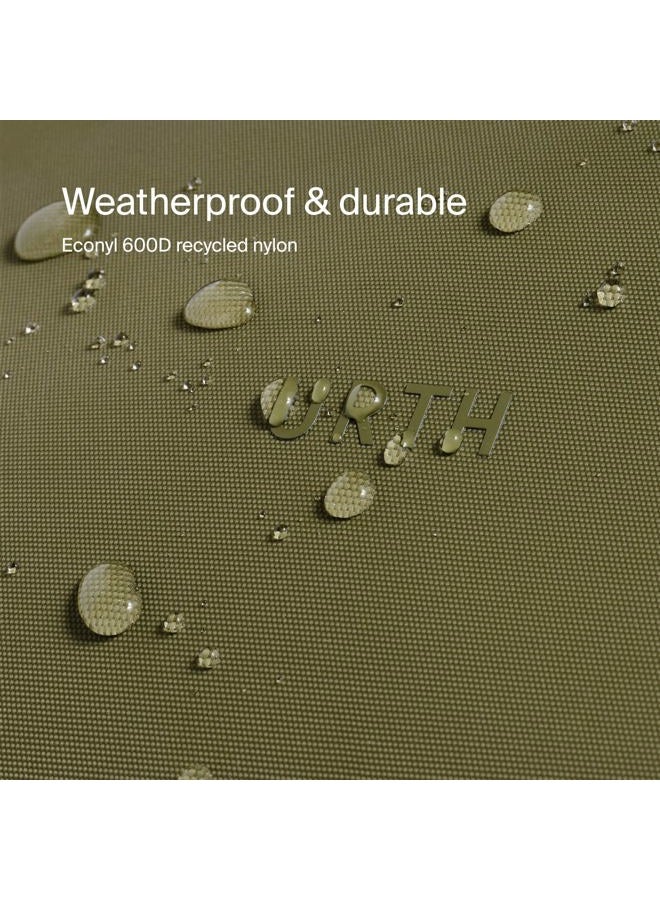 Urth Norite 11.3L Camera Insert Bag — Water Resistant, Padded, Recycled Case for DSLR/SLR Camera, Lens and Photography Accessories in Green - Image 4