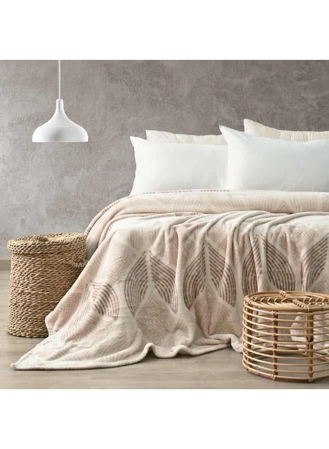 Morano Viva Blanket – Printed Model, 220x240 CM, Lightweight Ultra-Soft Polyester Throw with Elegant Finish, Stylish Colors,Warm and Cozy Blanket for Bed or Sofa - Image 2