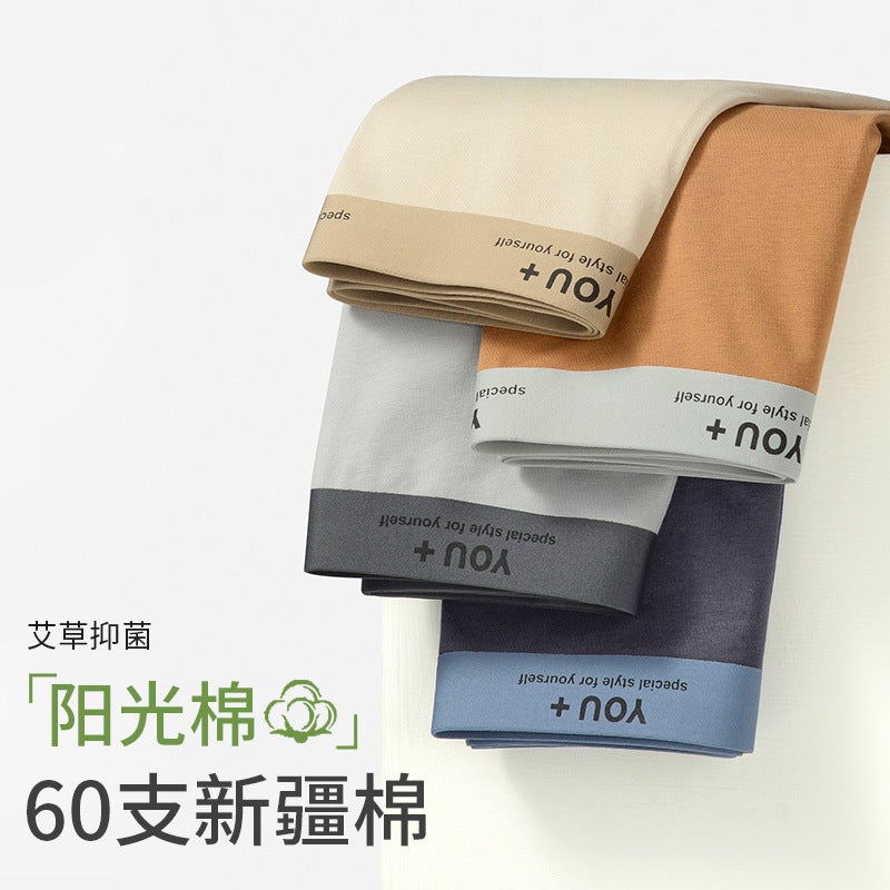 Men's 60s Cotton Boxer Briefs with Antibacterial Lining - Image 2